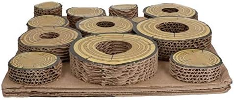 AB Tools Small Animals Guniea Pigs Boredom Breaker Maze A Log Treat Challenge 2pk