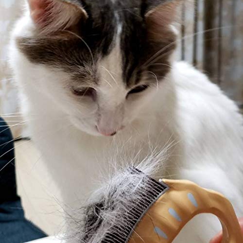 Philocomb E1 Soft (in English Package), a Gentle, Flexible Grooming Comb for Small Dogs,Cats,Rabbits.