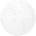 White-Transparent Silent Exercise Ball,Plastic Spinner Hamster Running for Sugar Gliders Small Mice Gerbils Hamster,Exercise Ball Small Animals,Diameter 10 cm