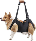 Dog Lift Harness,Full Body Dog Sling Carrier with Handle,Total Body Support for Dogs,Pet Dog Leg Support Sling Adjustable Retractable Breathable Lift Harness (L)