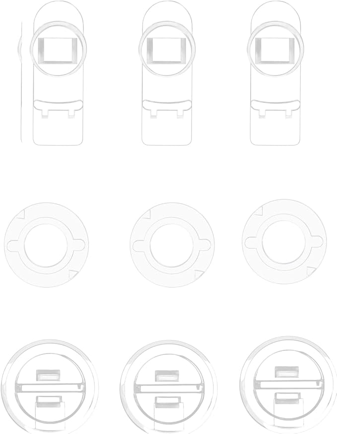 Niteangel Stacker Hamster Cage Accessories - Stacker Cage Wheels or Stacking Holders or Replacement Glass Board for Hamster Gerbil Mice Degu Or Other Small-Sized Pet (Door Lockers Set)