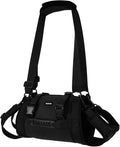 Dog Carry Sling, Emergency Backpack Pet Legs Support & Rehabilitation Lift Harness for Large Dogs Joint Injuries, Arthritis, Up and Down Stairs (Black, L)
