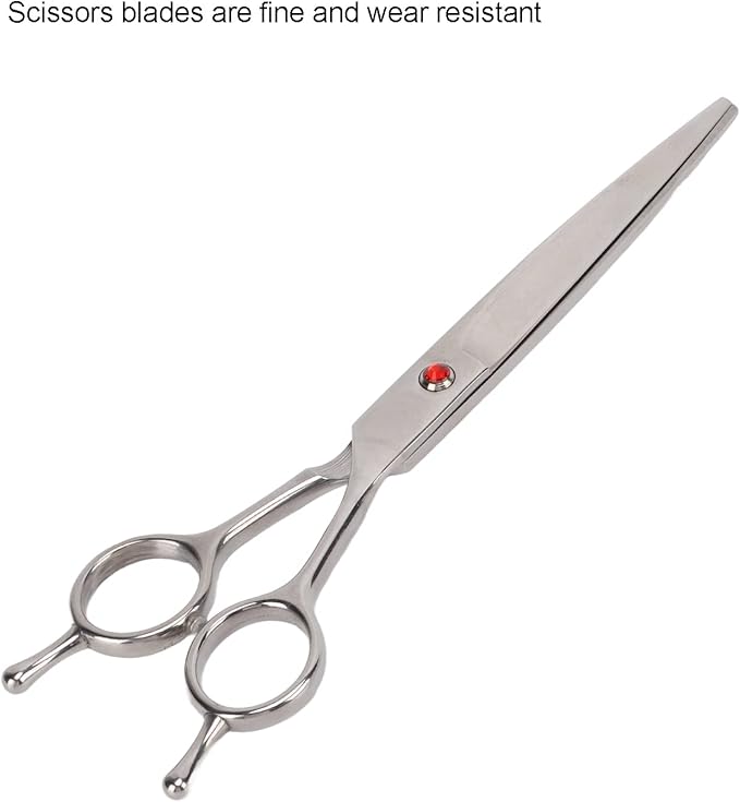 Pet Grooming Scissors, Pet Straight Scissors, Pets Hairdressing Straight Cut Scissors, Small Pets Rabbits Hairdressing Straight Cut Shear