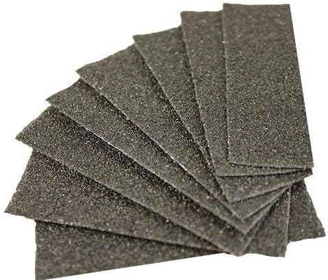 Exotic Nutrition Sandy Trimmer Strips (Large) (8 Strips) - Adhesive Nail Trimming Strips for Pet Exercise Wheels - Sugar Gliders, Prairie Dogs, Degus, Squirrels, Chinchillas