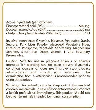 Healthy Breeds English Cocker Spaniel Omega HP Fatty Acid Skin and Coat Support Soft Chews 90 Count