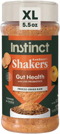 Instinct RawBoost Shakers, Freeze-Dried Dog Food Powder Topper, Chicken - Gut Health, 5.5 oz. Bottle