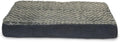 FurHaven Supportive Cooling Memory Foam Classic Mattress Dog Bed with Washable & Removable Cover - Plush Faux Fur/Suede Mattress - Gray, Dogs Up to 35 lbs - Medium
