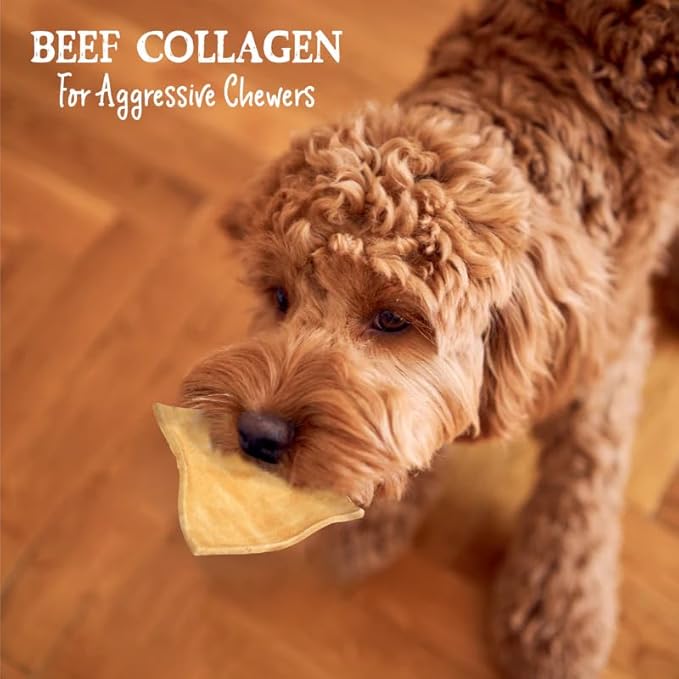 Health Extension Cheek Chews for Dogs – Non-GMO, Rawhide-Free Peanut Butter Flavor Training Treat, Durable for Aggressive Chewers, 4 Pack