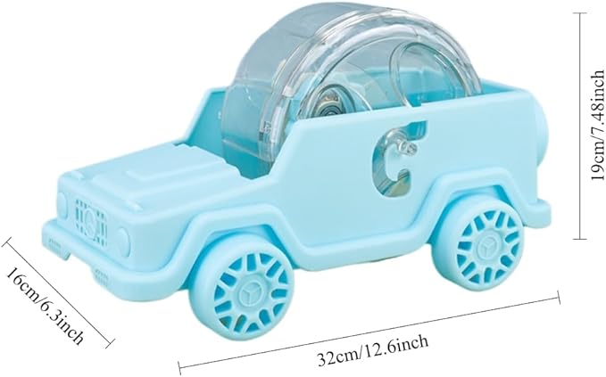 Hamster Running Wheel Car Shape Running Wheel Hamster Exercise Plastic Running Wheel (Blue,L)
