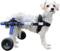 Walkin' Wheels Small Dog Wheelchair, Lightweight Dog Wheelchair for Back Legs, 11-14 lbs, for 9-13 inches Leg Height - Blue