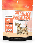 The Simple Food Project Freeze Dried Raw Dog Treats Grain Free, All Natural, with Just 1 Ingredient Trout for Dogs Use As Training Treats for Puppies, Small, Medium, Or Large Dogs