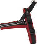 ComfortFlex Sport Dog Harness – No-Choke, Fully Padded, Non-Chafing Harness with Control Handle – Reflective, Lightweight, Adjustable for Active Dogs - XSmall, Bordeaux