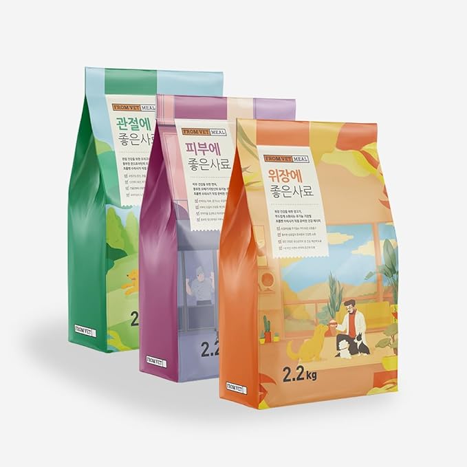 Dog Food for Skin/Fur Care 2.2kg/77.6oz. 10mm Pellets, No Additives, All Age, Made by Veterinarian_Salmon&Veggie&Oats