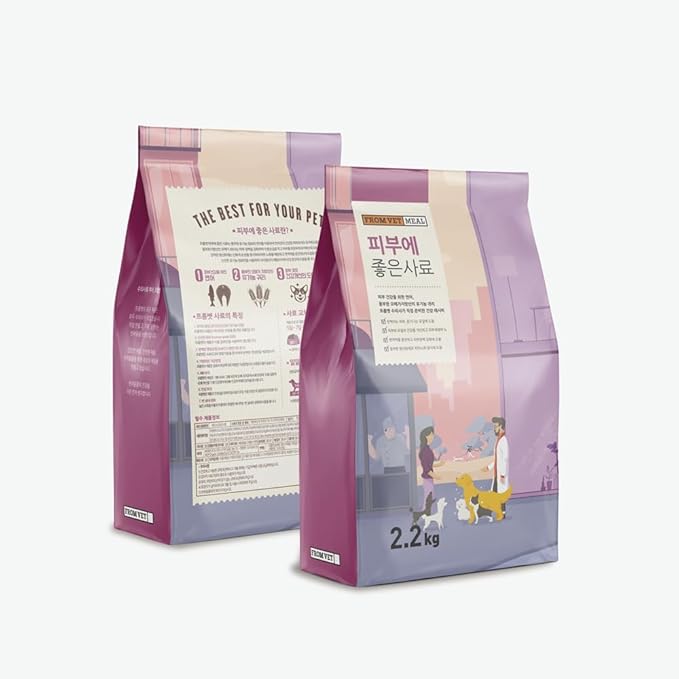 Dog Food for Skin/Fur Care 2.2kg/77.6oz. 10mm Pellets, No Additives, All Age, Made by Veterinarian_Salmon&Veggie&Oats