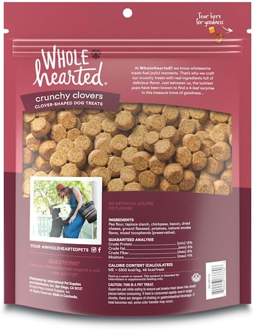 WholeHearted Grain Free Bacon/Cheese Dog Treats 20 oz.