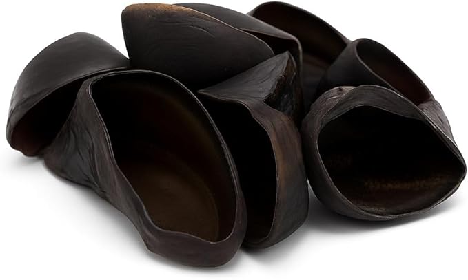 Jack & Pup Cow Hooves for Dogs, Natural Long Lasting Dog Hooves for Large and Small Breeds, Single Ingredient Cow Hoof, Dog Treats Alternative for Rawhide - 8 Pack