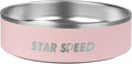StarSpeed 24oz Stainless Steel Dog Bowls with Rubber Bottom Non-Slip Double Wall Metal Outdoor Dog Food and Water Bowls Weighted Insulated Pet Feeding Bowl for Small,Medium Sized Dogs or Cats