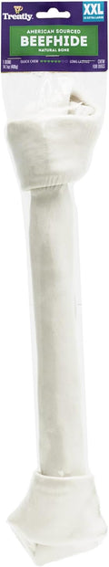American Sourced Beefhide Bones 15-17" Dog Chew Treats - Natural Flavor, 1 Count/1 Pack