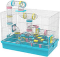 Super Large Hamster DIY 20‘’x12''x15'' Cage Habitat with Complete Tunnel Module (Blue)