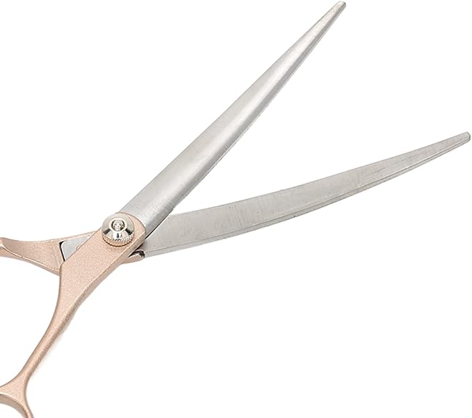 Grooming Kit with 7 Inch Double Tail Trimming Scissors and Comb Set for Dogs Cats Rabbits Hamsters Includes Storage and Multiple Scissors for Professional Grooming