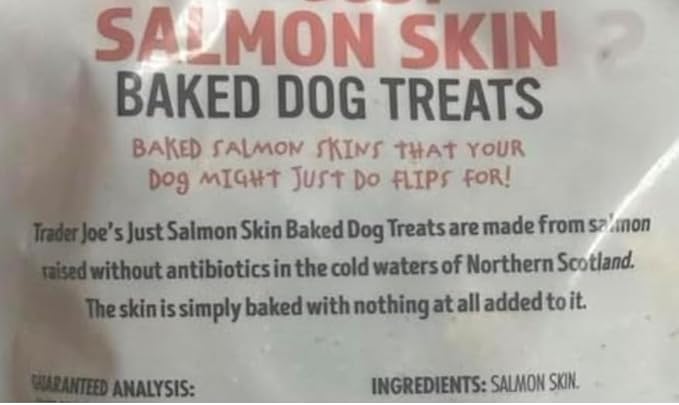 Trader Js Salmon Dog Treats (10 oz, Variety - Salmon Jerky, Salmon and Sweet Potato & Just Salmon Skins)