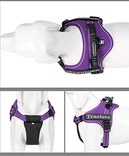 TRUE LOVE Dog Harness No-Pull Reflective Stitching Ensure Night Visibility Outdoor Adventure Big Dog Harness Perfect Match Puppy Vest TLH5753 Now Available in 6 Colors 6 Sizes
