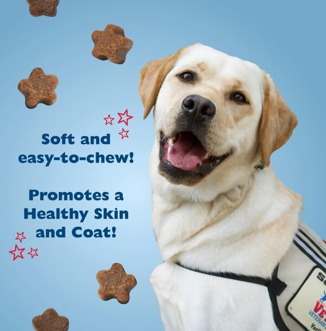 American VetDogs Bil Jac Veteran's K-9 Corps Dog Treats – Tasty & Nutritious, 10 oz (Pack of 3)