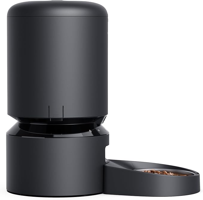 PETLIBRO Automatic Cat Feeder with Camera,1080P HD Video with Night Vision,5G WiFi Pet Feeder-with 2-Way Audio,Low Food & Blockage Sensor,Motion & Sound Alerts for Cat-& Dog Single Tray,(Pack of 4)