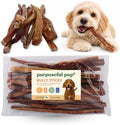 Bully Stick Dog Treats | Single-Ingredient Beef Chews | Long-Lasting Natural Dog Treats | Tough Chewers | Medium to Large Dogs