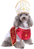 Puppy King Costume Halloween Christmas Funny Party Cosplay Clothes for Cat, Small Dog