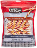 Beefhide Twist Sticks with Chicken for Dogs, 23.6 Oz, 100 Count, Made with Real Chicken