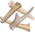 hotspot pets Deer Antlers for Dogs - 7+ Inch Large Dog Antler Chews Naturally Shed Antler Bone (4 Pack) for Large Breed Aggressive Chewers - Sourced in USA -Promotes Dental Hygiene- Rich in Calcium