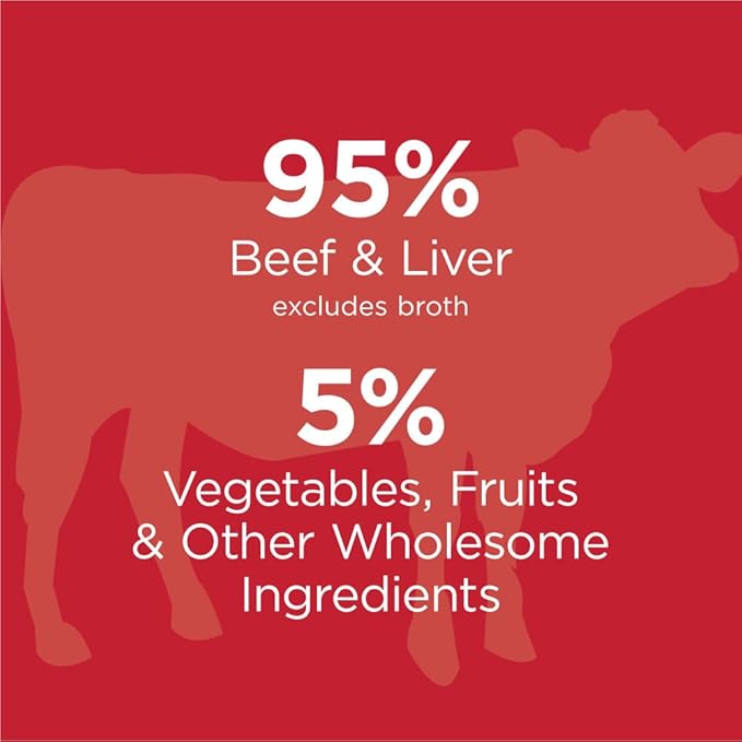 Instinct Original Wet Dog Food, Grain Free Recipe - Real Beef, 13.2 Ounce (Pack of 6)