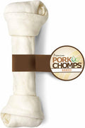 Pork Chomps Baked Pork Skin Dog Chew, 8-inch Knot, 1 Count