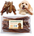Bully Sticks (12 Inch-20 Pack) | European Quality | Single Ingredient Beef Pizzle Dog Chews | Long Lasting Rawhide Alternative | Medium to Large Dogs