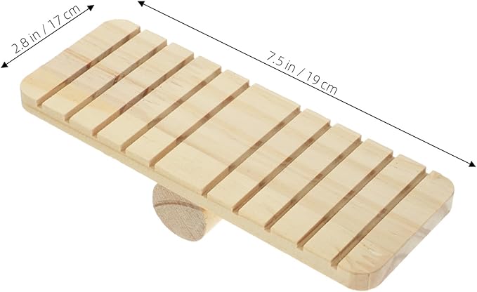 Yardwe Bunny Chew Toys for Rabbits Guinea Pig Play Toys Wooden Pet Chew Carrot Grass Ball Set