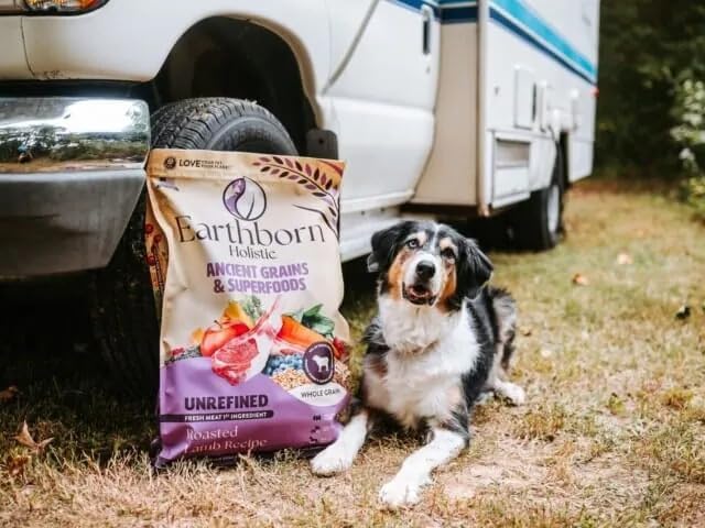 Earthborn Holistic Unrefined Roasted Lamb 25 lb. Ancient Grains & Superfoods Dry Dog Food
