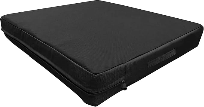 Dog Bed Cover Replacement Washable 44" L x 32" W x 4" H for Orthopedic, Cooling Gel and Memory Foam Pet Bed, Waterproof 600D Oxford Fabric, Cover Only (Black)