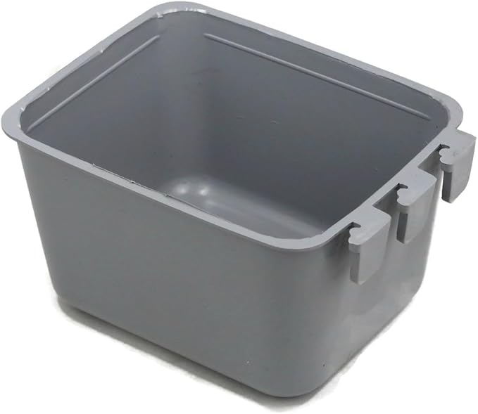 The ROP Shop 400-Pack - 16oz Gray Cage Cups for Feed & Water for Poultry Ducks, Birds, Hamsters