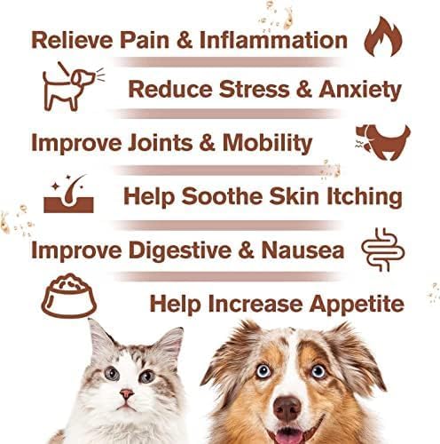Неmp Oil for Dogs and Cats - Calming Drops Dog Relaxants - Help Pets with Anxiеty Strеss Slеep, Hip & Joints Support, Arthritis Sеizures Rеlief - Hеalth - Organic Pet Неmp Oil Drops (2 Pack)
