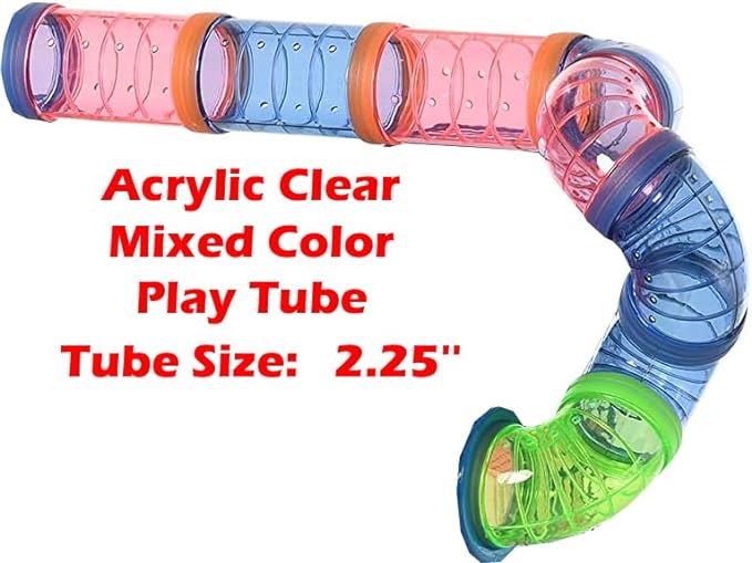 Large 5-Level Twin Tower Habitat Hamster Home Rodent Gerbil Mouse Mice Rat Wire Animal Cage Long Crossover Tube