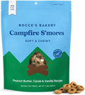Bocce's Bakery Soft & Chewy Campfire S’Mores Dog Treats, 2 lbs | Wheat-Free, All Natural Ingredients | Made with Peanut Butter & Vanilla| Healthy, USA-Baked Snacks for Dogs