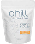 CHILL Bites Calming Dog Treats for Relaxation, Made with Sweet Potato, Valerian Root, & Melatonin for Dogs