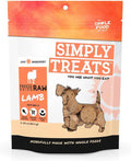 The Simple Food Project Freeze Dried Raw Dog Treats Grain Free, All Natural, with Just 1 Ingredient Lamb for Dogs Use As Training Treats for Puppies, Small, Medium, Or Large Dogs