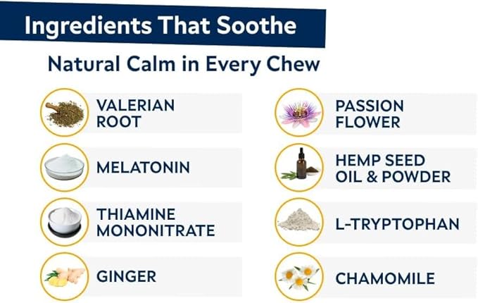 STRELLALAB Hemp Chews for Dogs - Bundle of Hip and Joint + Calming Supplement - Joint Pain & Anxiety Relief Treats - Advanced Mobility Support - Made in USA (Pack of 2, 240Ct)
