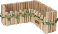 Hamster Cage Sprays Flower Foraging Holder - Natural Wood Feeding Stand, Small Pet Habitat Accessories for Hamsters Mouse Guinea Pig Dwarf Gerbils Syrian Mice (Leaf - L Shape)