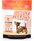 The Simple Food Project Freeze Dried Raw Dog Treats Grain Free, All Natural, with Just 1 Ingredient Chicken Hearts for Dogs Use As Training Treats for Puppies, Small, Medium, Or Large Dogs