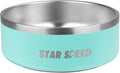 StarSpeed 42oz Stainless Steel Dog Bowls with Rubber Bottom Non-Slip Double Wall Metal Outdoor Dog Food and Water Bowls Weighted Insulated Pet Feeding Bowl for Small,Medium Sized Dogs or Cats