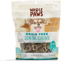 Whole Paws, Grain-Free Dog Dental Chews, Small (For Dogs 5-20 lbs), 14 Ounce