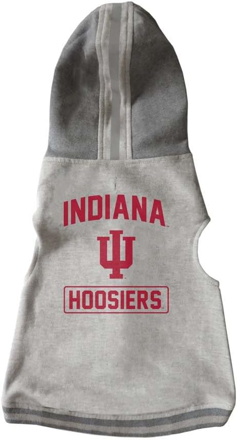 Littlearth NCAA Unisex NCAA Pet Hooded Crewneck with Team Logo and Name